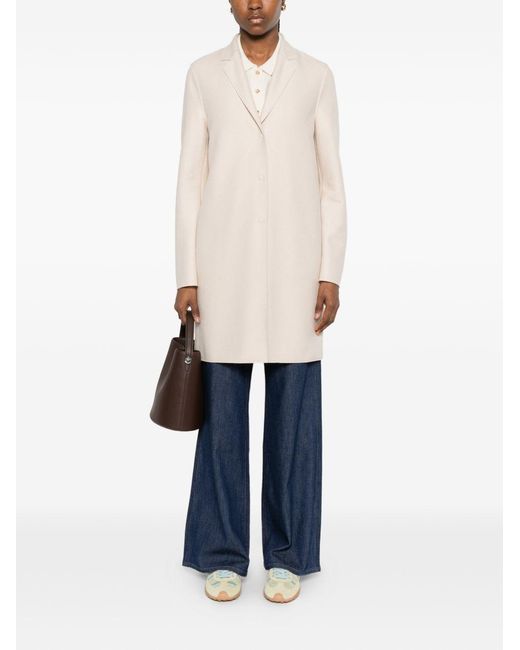 Harris Wharf London White Wool Coat