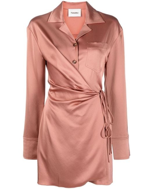 Nanushka Pink Xaviera