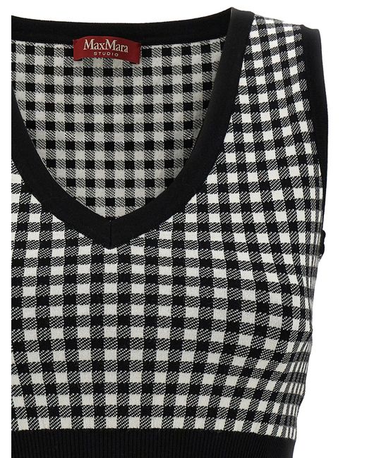 Max Mara Black 'Veleno' Weste