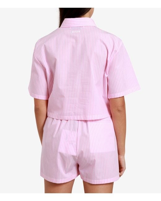 MSGM Shirts in het Pink