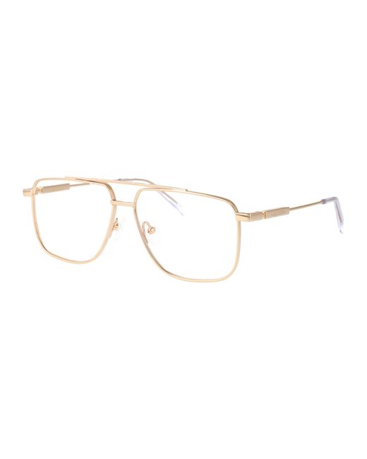 McQueen Metallic Alexander Mc Queen Aviator Optical Am0480 O 002