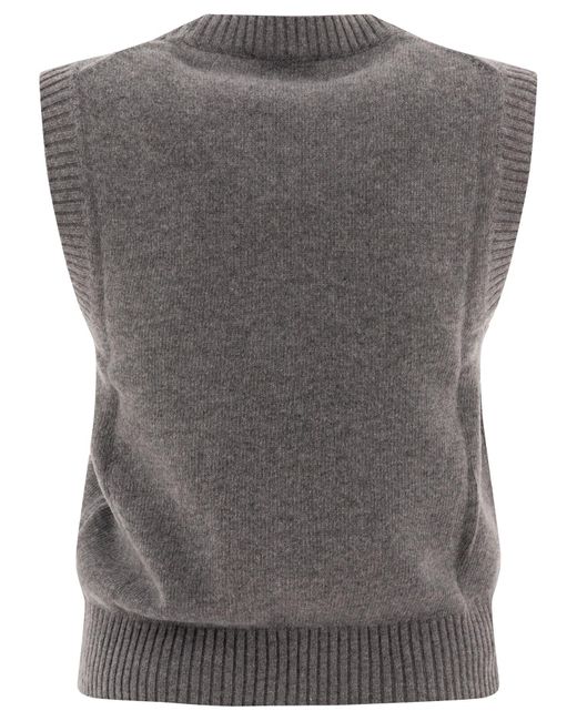 Ganni Gray "" Vest for men