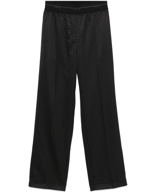 Helmut Lang Black Lwb Car Trouser.Tona O10Hw202