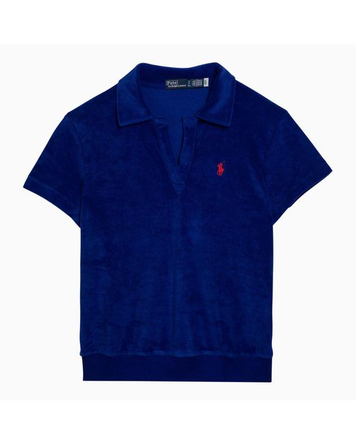 Polo Ralph Lauren Blue Royal Chenille Polo Shirt