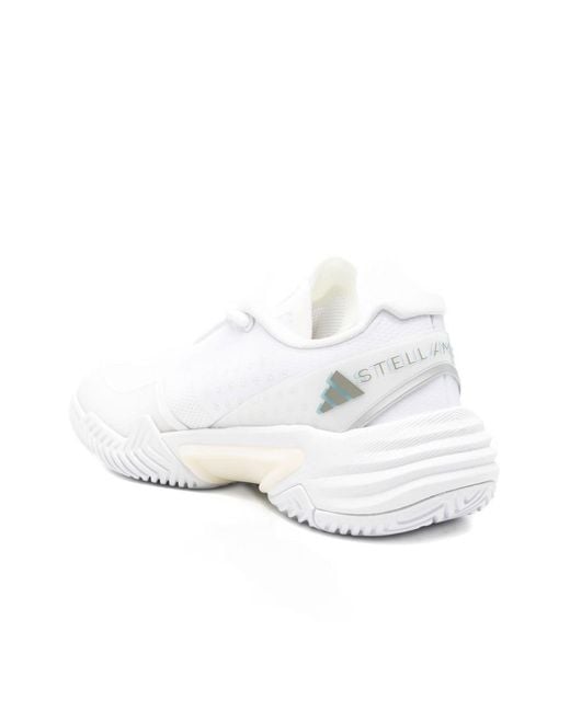 Adidas By Stella McCartney White Barricade Sneakers