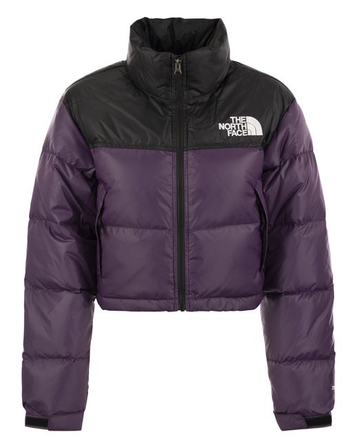 La chaqueta retro nuptse de nupcio de 1996 1996 The North Face de color Purple