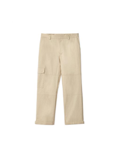Pantalones de carga recortados Loewe de hombre de color Natural