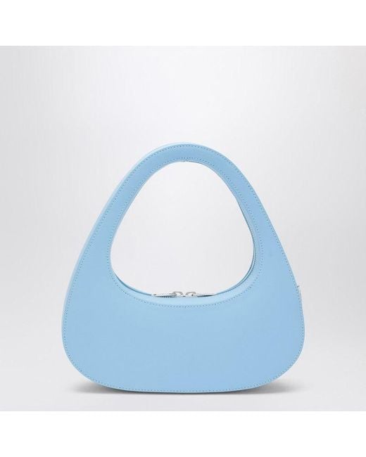 Coperni Blue Micro Baguette Swipe Bag Light