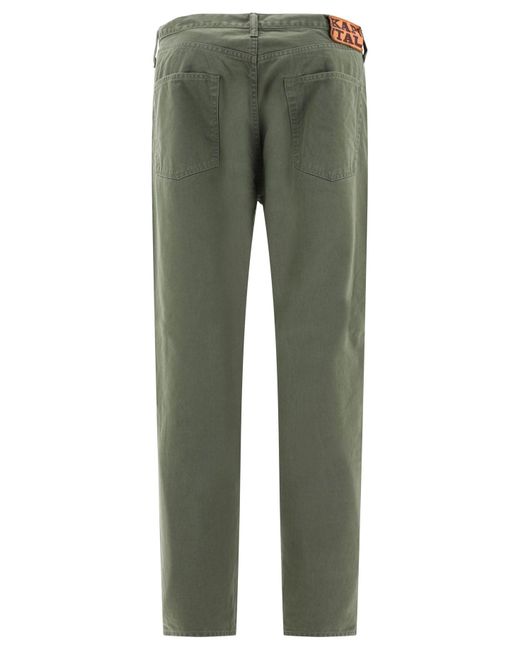Pantalones de mono Kapital de hombre de color Green