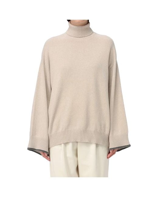 Brunello Cucinelli Natural C Mere Sweater