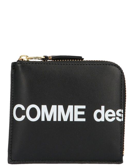 Comme des Garçons Comme Des Garçons Portemonnee 'enorme Logo' Portemonnee in het Black