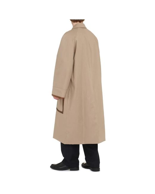 Fendi Natural Reversible Trench Coat for men