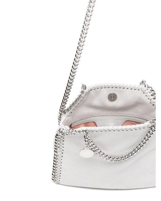 Stella McCartney White Falabella Tiny Crossbody Bag