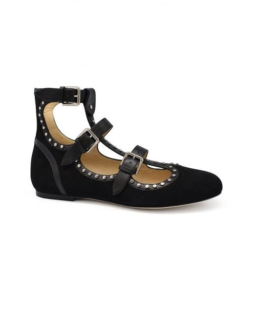 Jimmy Choo Hartley Ballet Flats in het Black