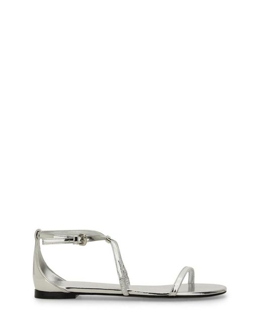 McQueen White Strappy Sandal