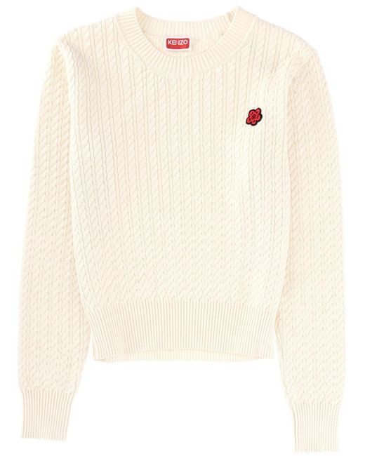 KENZO Natural 'Boke Flower' Jumper