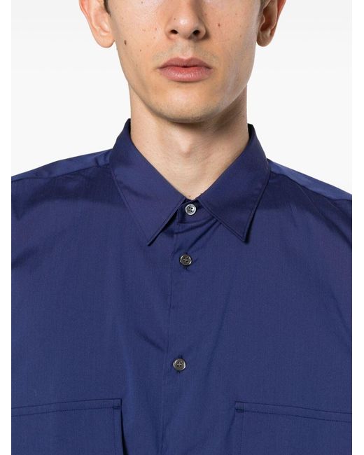 Comme des Garçons Blue Shirt Woven