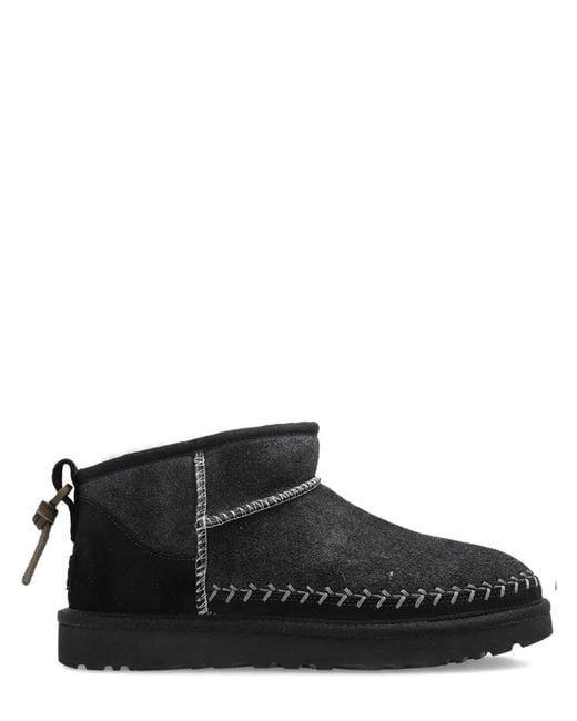 Ugg Black Classic Ultra Mini Boots