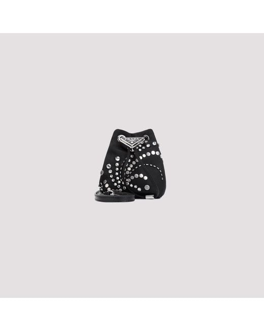 Prada Black Polyamide Pouch