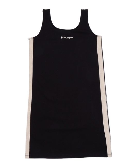 Palm Angels Black Pa New Track Dress Girl