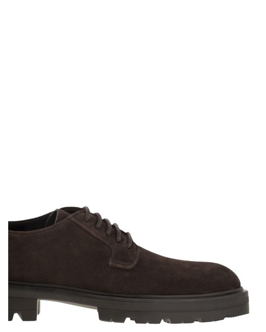 Hogan White H673 Suede Lace Ups