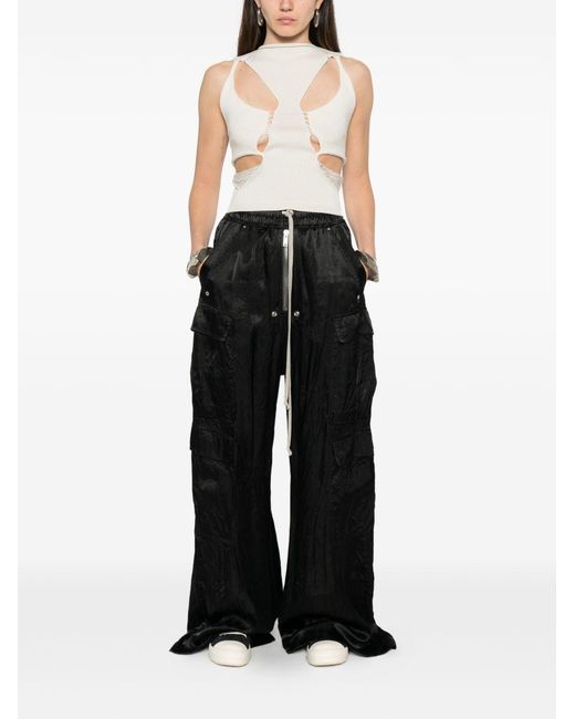 Rick Owens Cargobroek in het Black
