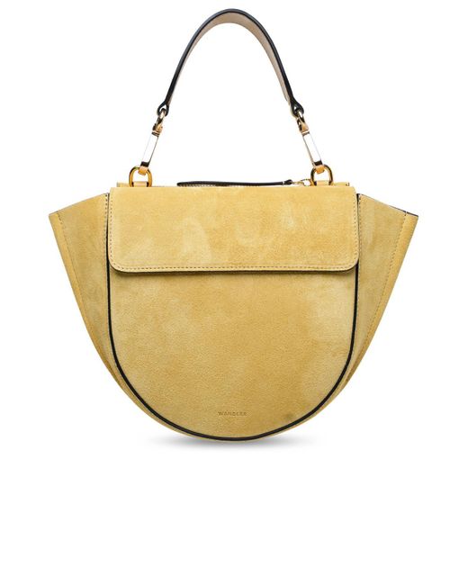 Wandler Mini Hortensia Sandkalle Lear Tasche in Mettallic Lyst DE