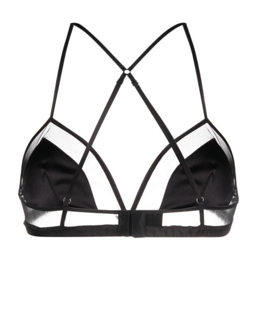 Dolce & Gabbana Black Silk No Wire Bra