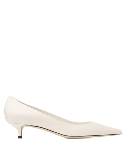 Jimmy Choo Natural Amelia Lederpumpen