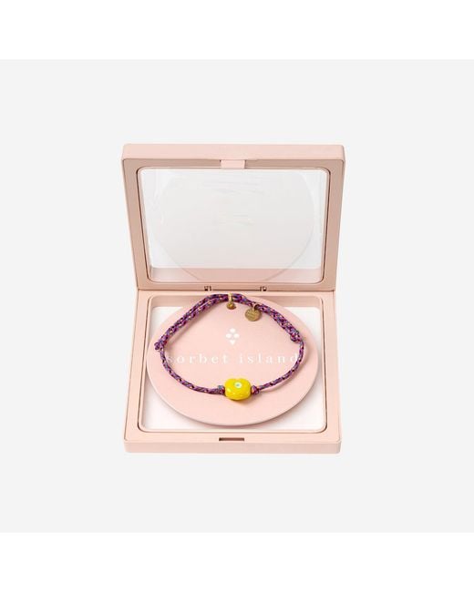Sorbet Island Blue Guardian Bracelet With Glass Bead
