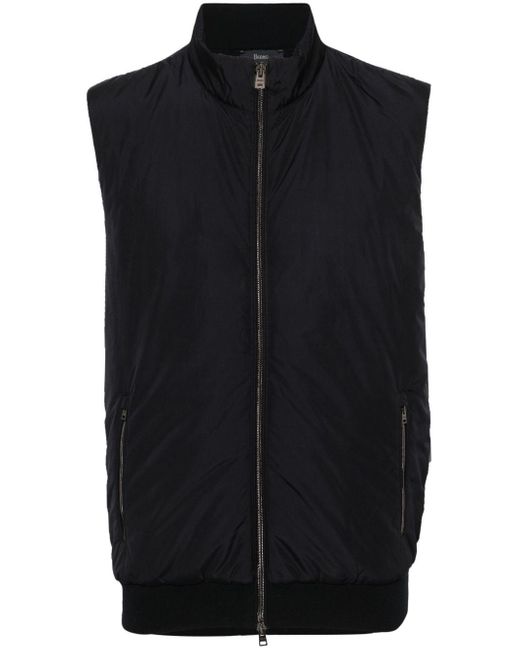 Chaleco con diseño de paneles Herno de hombre de color Black
