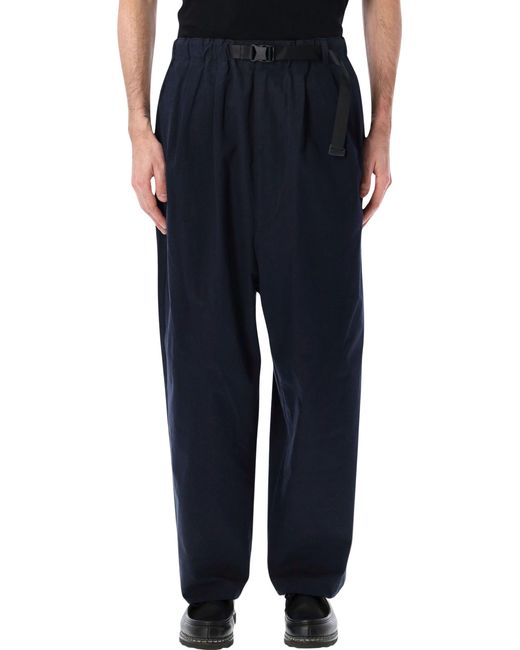 Comme des Garçons Black Cotton Belted Trousers for men