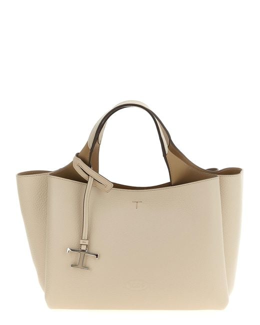 Tod 's Mini-sac à main en cuir Tod's en coloris Natural