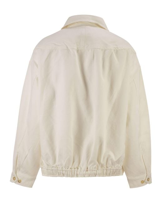 Polo Ralph Lauren White Double Sided Cotton Jacket