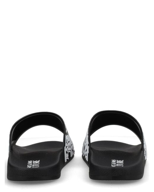 Versace Jeans Couture White Elastane Flats