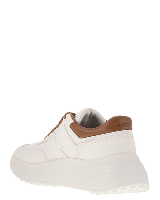 Hogan Hi Fi Trainers Met Zijde H in het Multicolor