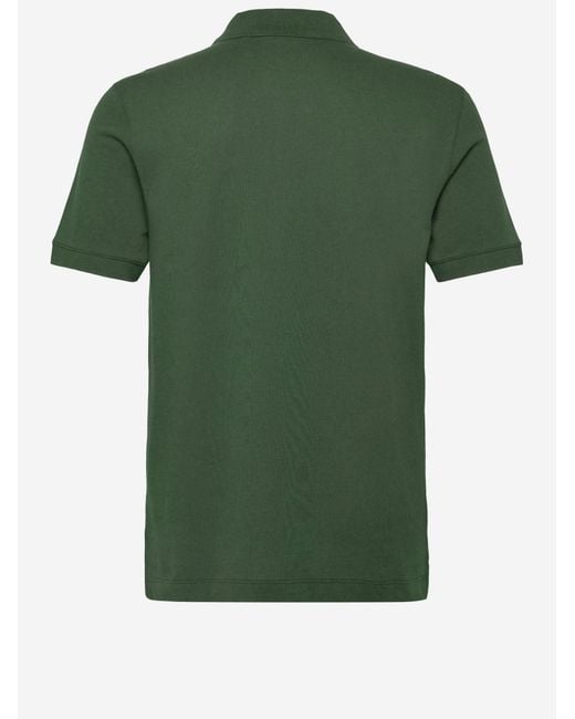 Boss Green Cotton Polo Shirt With Logo for men