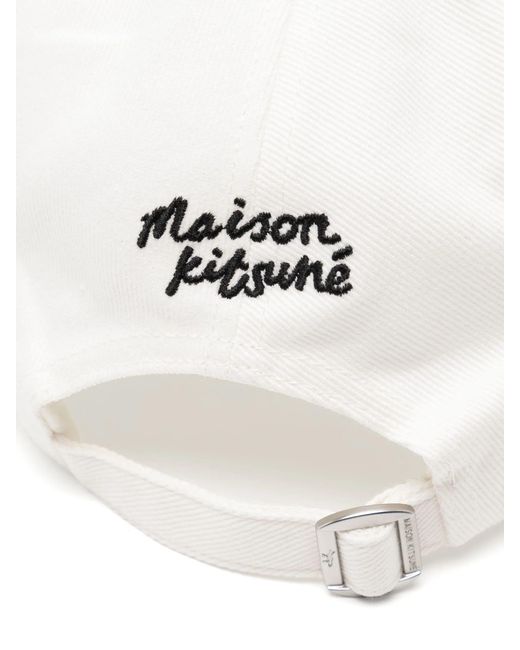 Maison Kitsuné Black Fuchskopfkappe