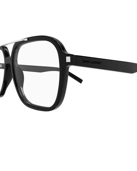 Saint Laurent Square Optical Frame in het Black