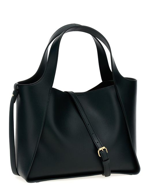 Stella McCartney Black Logo Shopping Bag