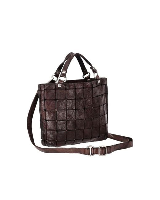 Campomaggi Brown Acacia Handbag