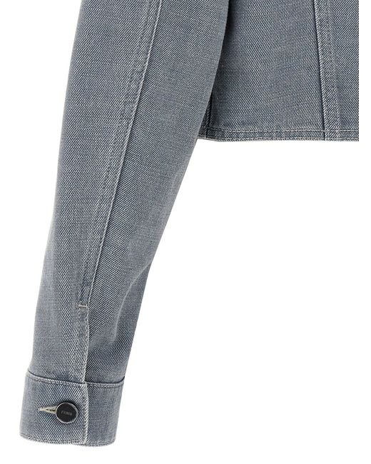 Fendi Blue Go-To' Jacket