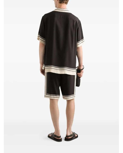 Dolce & Gabbana Black Drawstring Shorts