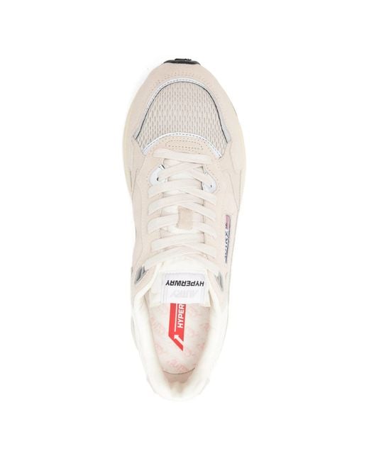 Autry White Hyperway Low Suede/Mesh for men