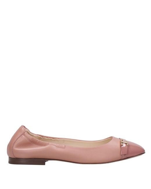 Tod's Pink Flat Shoes