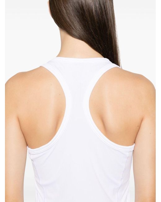 Adidas By Stella McCartney White Adidas von Stella Mc Cartney Logo Tanktop