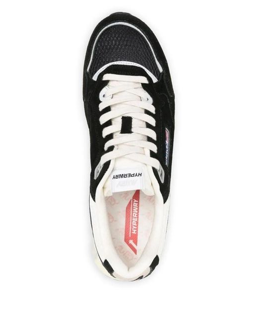 Autry Black Hyperway Low Wom Suede/Mesh