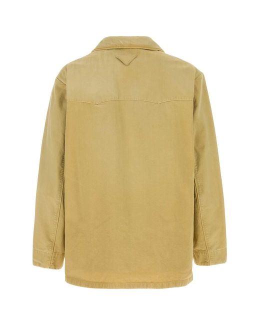 Prada Yellow Cotton Jacket