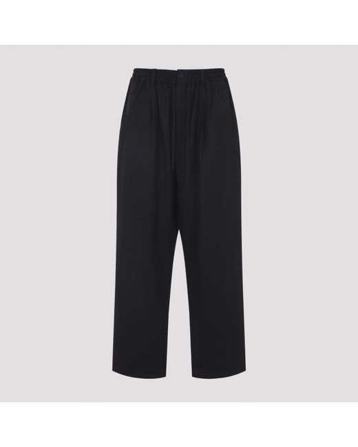 Y-3 Black Y-3 Ref Wool Tp Pants for men