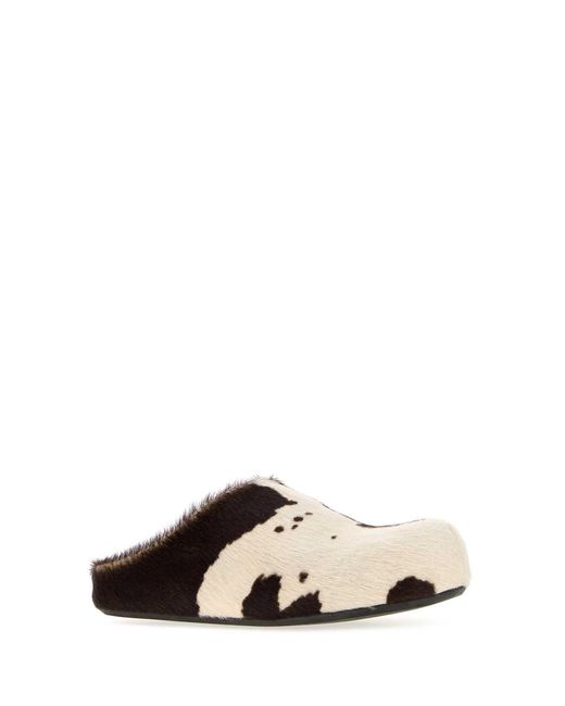 Marni Black Fussbett Sabot